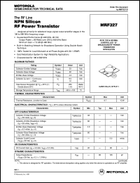 MRF327 Datasheet