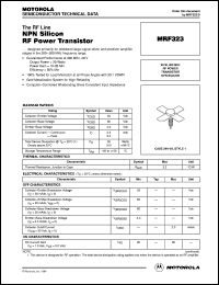 MRF323 Datasheet