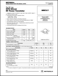 MRF317 Datasheet
