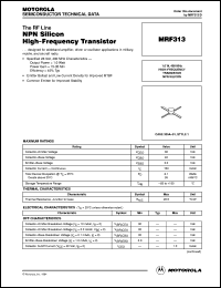 MRF313 Datasheet