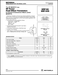 MRF183 Datasheet
