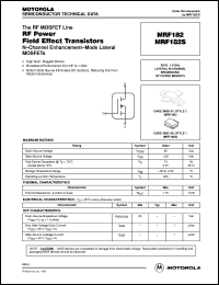 MRF182 Datasheet