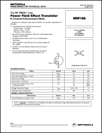 MRF158 Datasheet