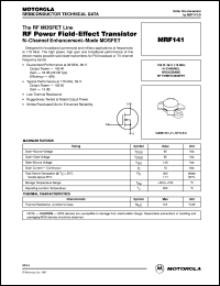 MRF141 Datasheet