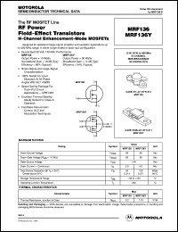 MRF136 Datasheet