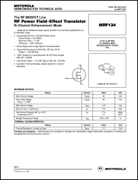MRF134 Datasheet
