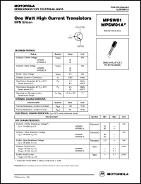 MPSW01 Datasheet