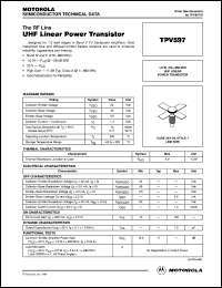 TPV597 Datasheet