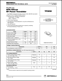 TP3032 Datasheet