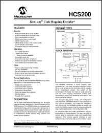 HCS200T-I/SN Datasheet
