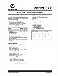 PIC12C508-04E/JW Datasheet