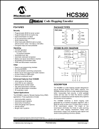 HCS360-/SN Datasheet