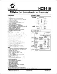 HCS410T-I/SN Datasheet