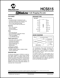 HCS515-I/SM Datasheet