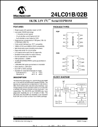 24LC02BT-I/SN Datasheet