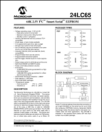 24LC65T-I/SM Datasheet