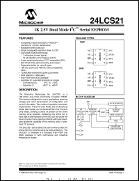 24LCS21T-I/P Datasheet