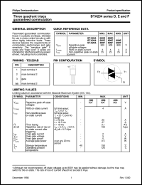 BTA204-600C Datasheet