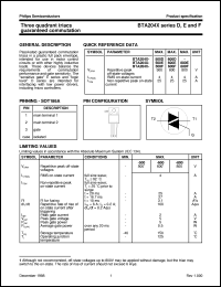 BTA204X-600E Datasheet