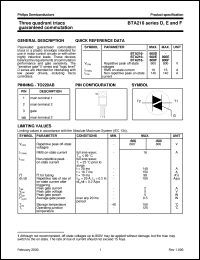 BTA216seriesC Datasheet