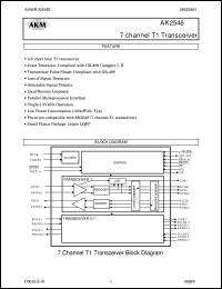 AK2546 Datasheet