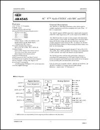 AK4545 Datasheet