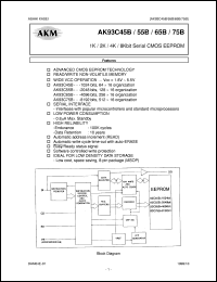 AK93C45ANF Datasheet