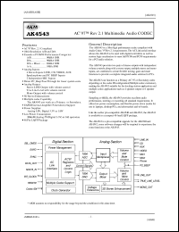 AK4543 Datasheet