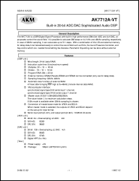 AK7712A-VT Datasheet