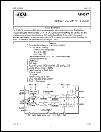 AK4317-VF Datasheet
