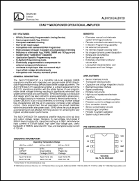 ALD1726EPA Datasheet
