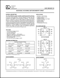 ALD1110ESC Datasheet