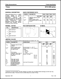 BTA140-600 Datasheet