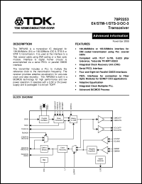 78P2253-IGT Datasheet