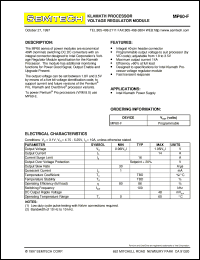 MP60-E-HC Datasheet