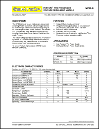 MP60-E Datasheet