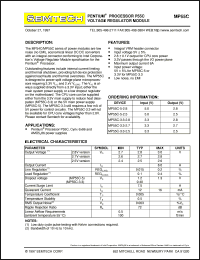MP55C-3.3-2.7 Datasheet