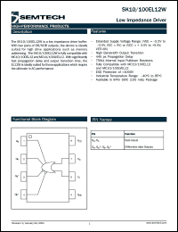 SK10EL11WDT Datasheet