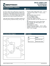 SK100EL11WMST Datasheet
