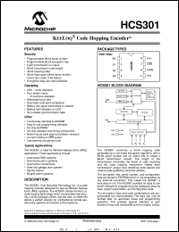 HCS301T-I/SN Datasheet
