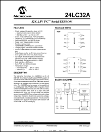 24LC32A-/SM Datasheet