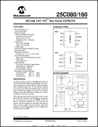 25C080T-E/SN Datasheet