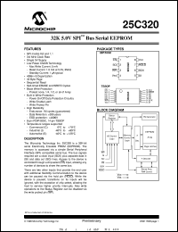 25C320T-I/SN Datasheet