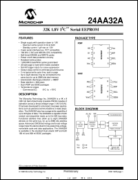 24AA32-/P Datasheet