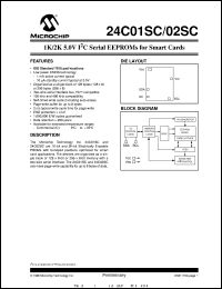 24C02SC-/W Datasheet