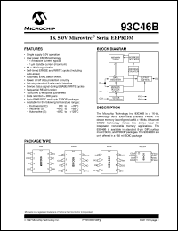 93C46BX-E/SN Datasheet