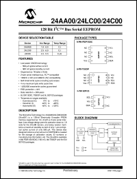 24AA00T-/P Datasheet