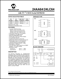24AA64-I/P Datasheet