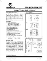 24LC128-E/SN Datasheet