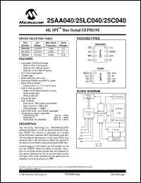 25C040X-I/ST Datasheet